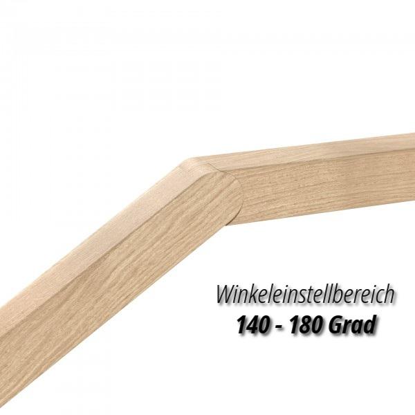 Winkel Handlauf Eiche Eckig 45x45 mm verstellbar - System X25